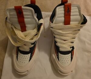 Stylish Men's Sneakers in Red and White